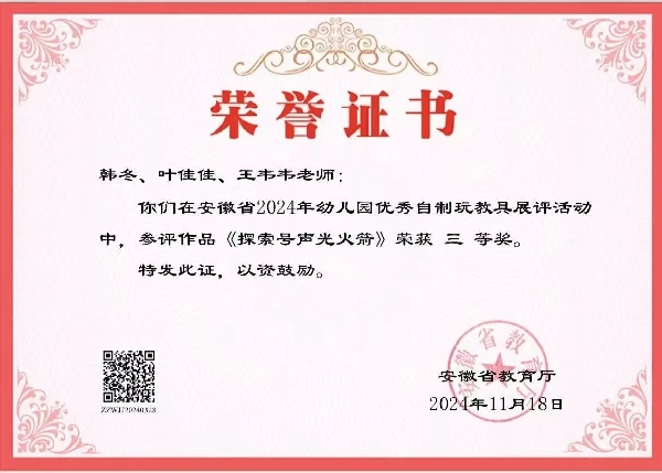 贊！廬陽教育發展集團榮獲省級榮譽！